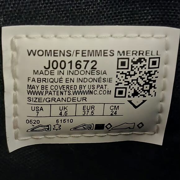 Merrell Women's SZ 7 Halendi Bluff Pull On Clog Bootie In Black Wedge Platform - Picture 6 of 7